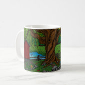 Ferme #02 Café Mug (Devant gauche)