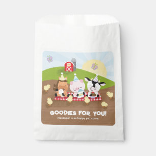 Ferme Amis Fête Anniversaire Favoriser les sacs