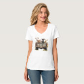 Ferme Animale Mignonne Sur T-Shirt (Devant entier)