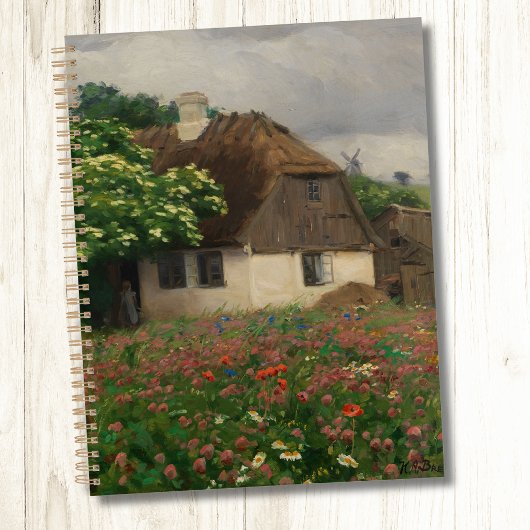 Ferme avec Fleurs de prairie