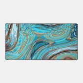 ferme bleu turquoise Tourbillons turquoise à grain (Recto)