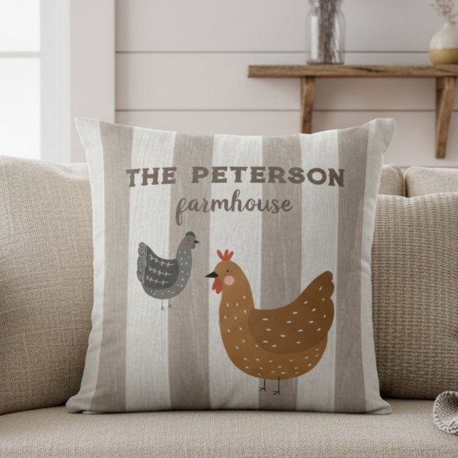 Ferme coussin rustique personnalisée (Créateur téléchargé)