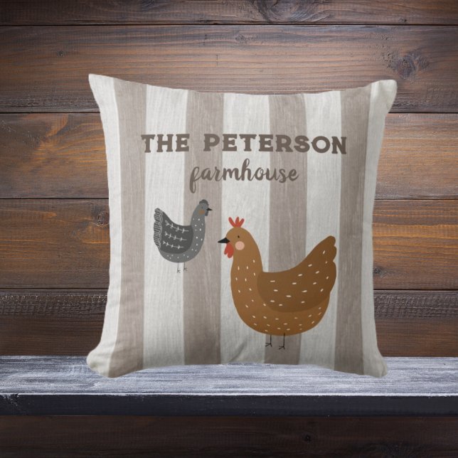 Ferme coussin rustique personnalisée (Créateur téléchargé)