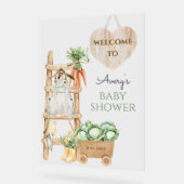 Ferme cultivée localement Baby shower rustique Bie (Angle)