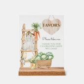 Ferme cultivée localement Baby shower rustique fav (Recto)