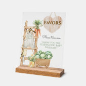 Ferme cultivée localement Baby shower rustique fav (Angle)