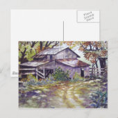 Ferme dans les bois - carte postale (Devant / Derrière)