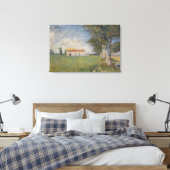 Ferme dans un champ de blé Toile (Insitu(Chambre))