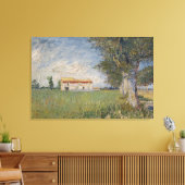 Ferme dans un champ de blé Toile (Insitu(Salon))