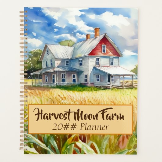 Ferme d'aquarelles personnalisée (Devant)