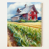 Ferme d'aquarelles personnalisée (Dos)