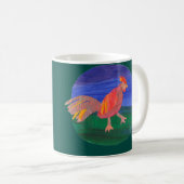Ferme de coq de tasse du poulet 11oz (Devant droit)