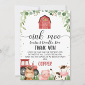 Ferme de feuillage rouge Plaid Carte de remercieme (Devant)