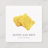 Ferme de miel / Carte de visite de miel fait maiso (Devant)