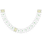 Ferme de tracteurs verts Bannière de Bunting Anniv (Tout)