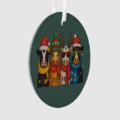Ferme de vache de Noël Ferme de Santa Highland (devant)