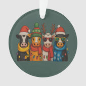 Ferme de vache de Noël Ferme de Santa Highland (devant)