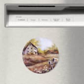 Ferme et grange Rustique ferme Magnet (In Situ (Lave-vaisselle))