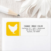 Ferme - Étiquette d'adresse de retour (En situation)