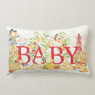 Ferme fille garçon Coussin de la pépinière