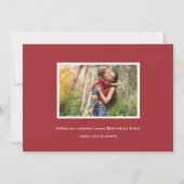 Ferme Holly | Carte de collage photo de vacances (Dos)