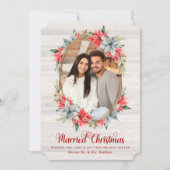 Ferme mariée Noël Mariage Faire-part (Devant)