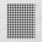 Ferme moderne | Carte budget noir et blanc (Dos)