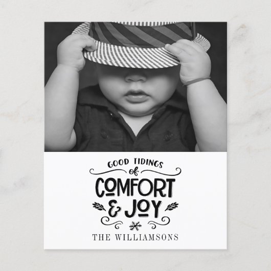 Ferme moderne | Carte budget noir et blanc (Devant)