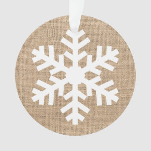 Ferme moderne Noël Flambeau de neige Rustique Burl
