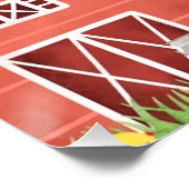 Ferme modifiable Anniversaire Jalon Poster Modèle (Coin)