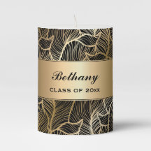 Ferme noire et dorée Damask Centerpieces de Gradua