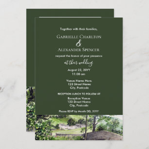 Ferme près de Thirlmere Faire-part de mariage
