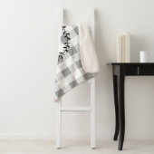 Ferme rustique Blanc Plaid Black Wreath (En situation)