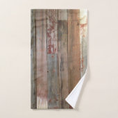 Ferme rustique Ouest du pays grange bois (Serviette à main)