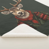 Ferme Rustique Plaid Deer Et Vert (3/4)