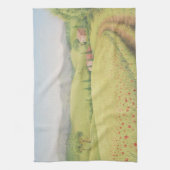 Ferme toscane, Italie en serviette de thé en (Vertical)