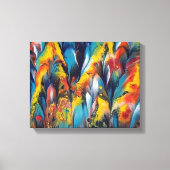 Fermer et plumes2 Imprimer sur une toile 4x11 (Recto)