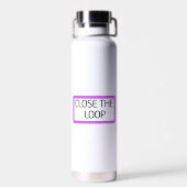 Fermer la boucle | Bouteille d'eau isolée (Arrière)