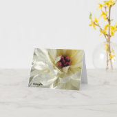 Fermer la carte de sympathie crémeuse White Peony (Fleur jaune)