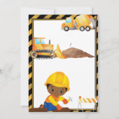 Fermer La Route Différente Carte D'Invitation Anni (Dos)