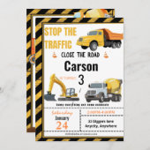 Fermer La Route Différente Carte D'Invitation Anni (Devant / Derrière)