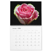 Fermer le calendrier des fleurs de 2025 (Jan 2026)