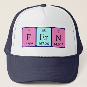 Fermer le casquette de nom de table périodique