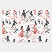 fermer les gens papier d'emballage hawaïen (Devant 2)