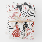 fermer les gens papier d'emballage hawaïen (En situation)