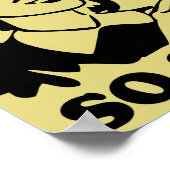 Fermer Pas Drôle Affiche Inscription (Coin)