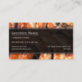 Fermer Photo de saucisses sur BBQ - Carte de visit (Dos)