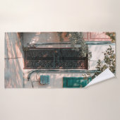 FERMER PORTE DE SÉCURITÉ EN FER FORGÉ VERT (Serviette de bain)