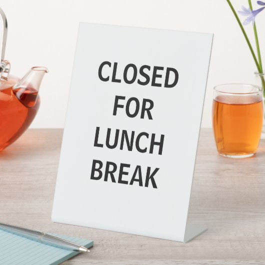 Fermer pour le panneau de pause déjeuner, (In SItu)