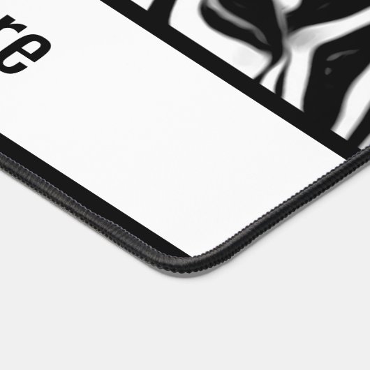 Fermer Zebra en noir et blanc (Coin)